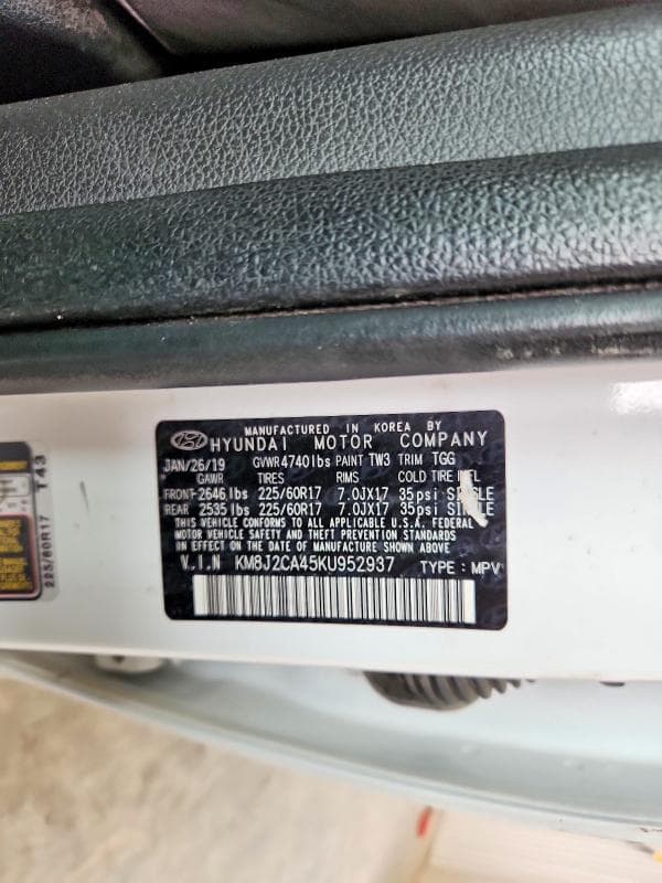 2019 HYUNDAI TUCSON SE 13