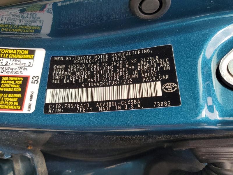 2026 TOYOTA CAMRY SE 13