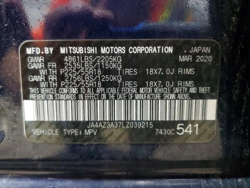 2020 MITSUBISHI OUTLANDER SE SE 14