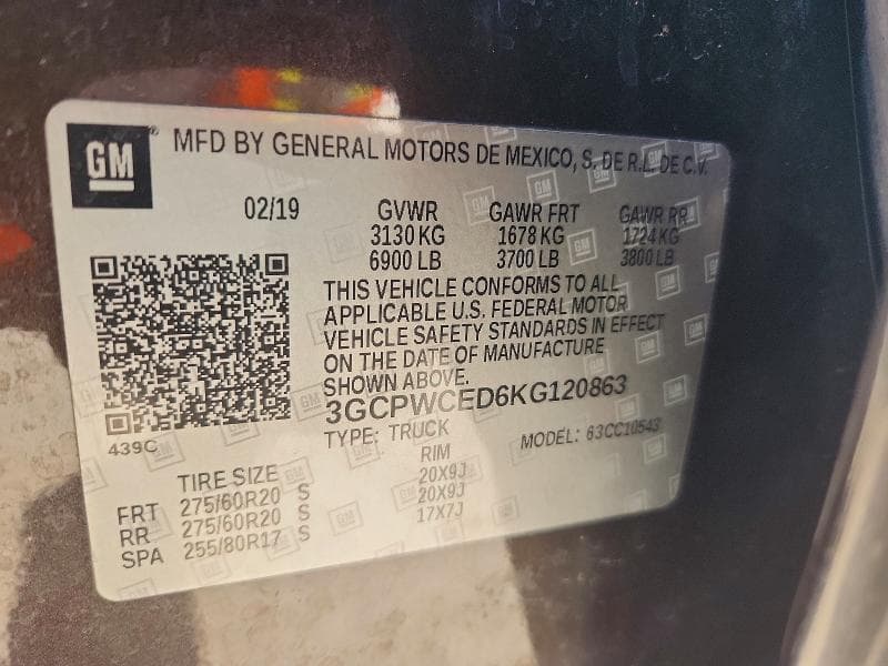 2019 CHEVROLET SILVERADO C1500 LT C1500 LT 12