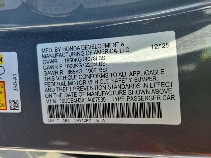 2026 ACURA INTEGRA A-SPEC 12