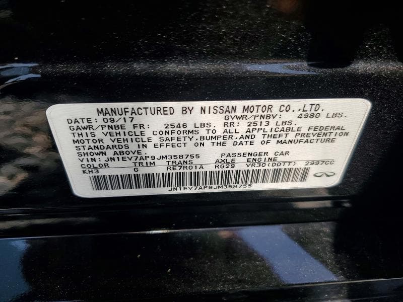 2018 INFINITI Q50 3.0T SPORT 13