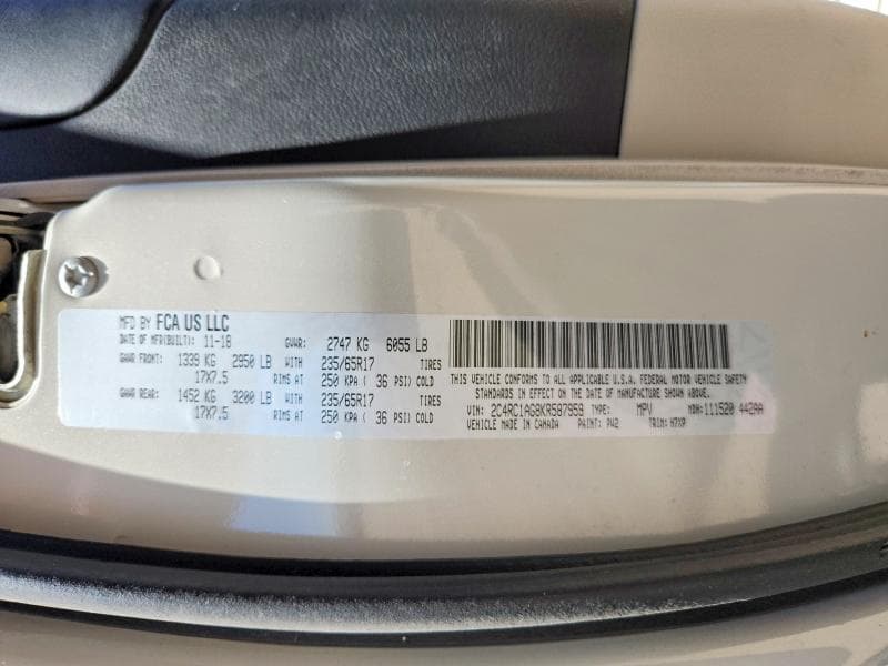 2019 CHRYSLER PACIFICA L 13