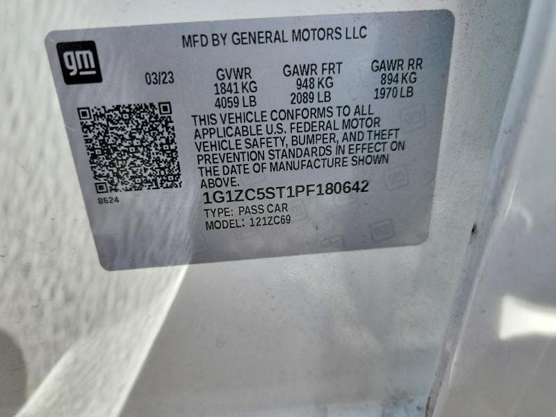 2023 CHEVROLET MALIBU LS 12