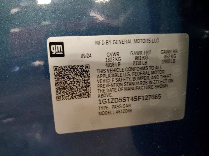 2025 CHEVROLET MALIBU LT 12