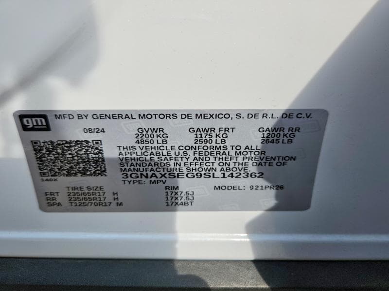 2025 CHEVROLET EQUINOX ACTIV ACTIV 12
