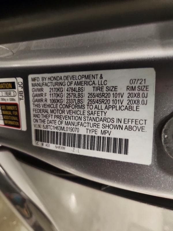 2021 ACURA RDX A-SPEC A-SPEC 13