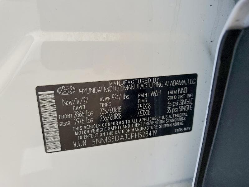 2023 HYUNDAI SANTA FE SEL PREMIUM 14