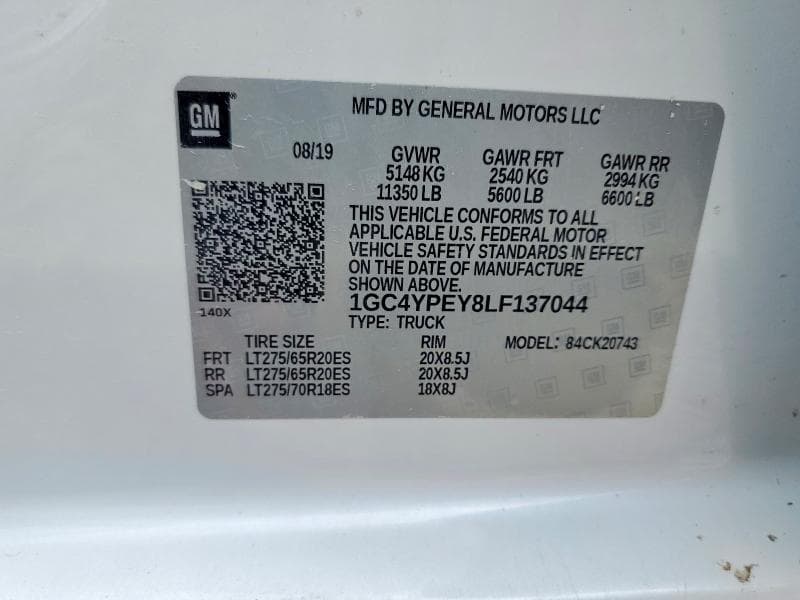 2020 CHEVROLET SILVERADO K2500 HEAVY DUTY LTZ 13