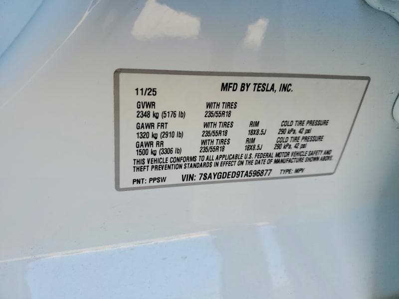 2026 TESLA MODEL Y 13