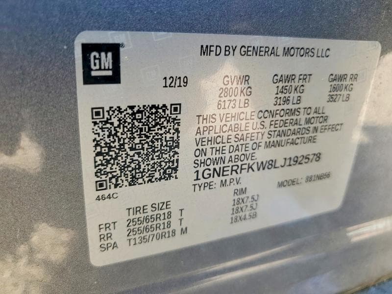 2020 CHEVROLET TRAVERSE LS 13