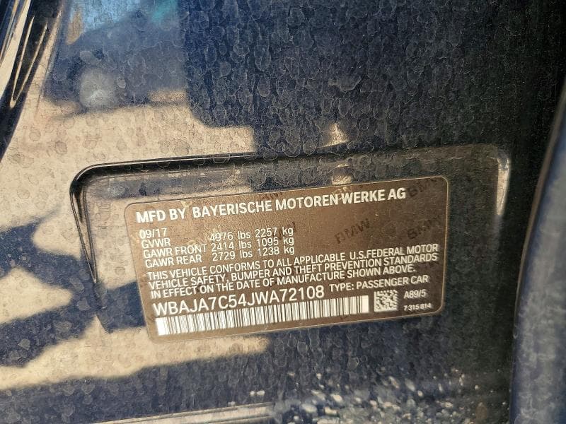 2018 BMW 530 XI XI 13