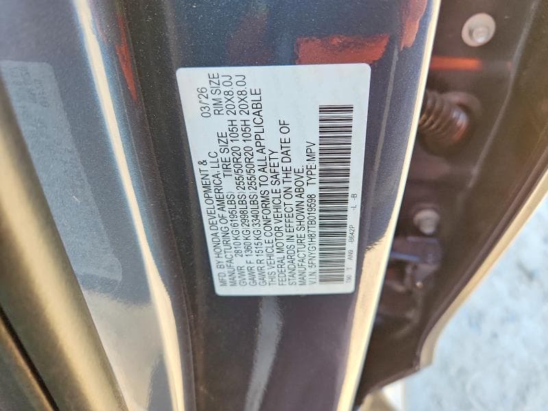 2026 HONDA PILOT ELITE ELITE 13