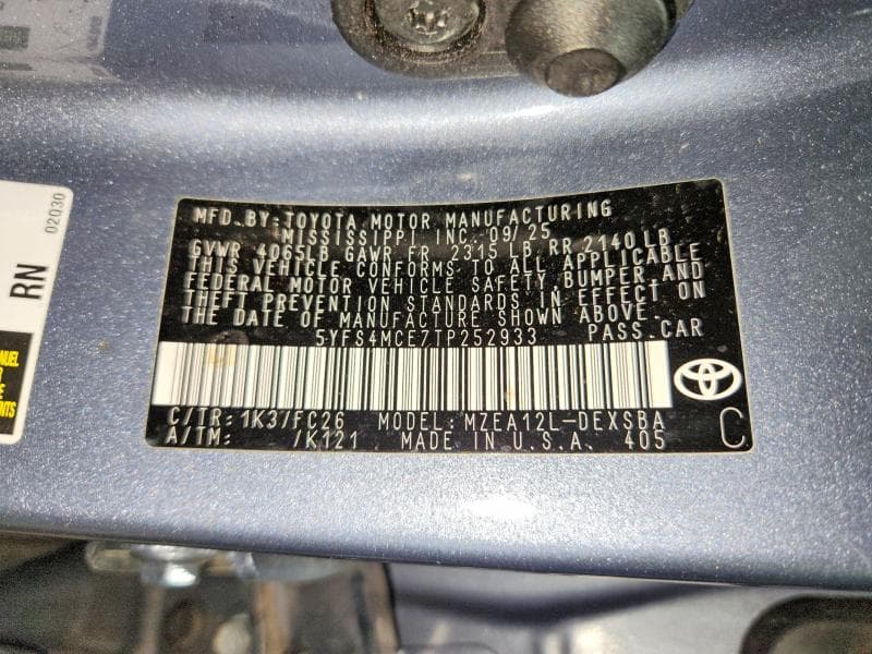 2026 TOYOTA COROLLA SE 12