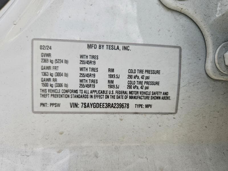 2024 TESLA MODEL Y 12