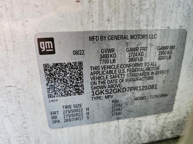 2023 GMC YUKON XL K1500 SLT 13