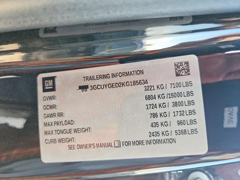 2019 CHEVROLET SILVERADO K1500 LTZ K1500 LTZ 12
