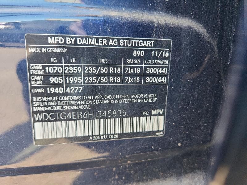 2017 MERCEDES-BENZ GLA 250 12