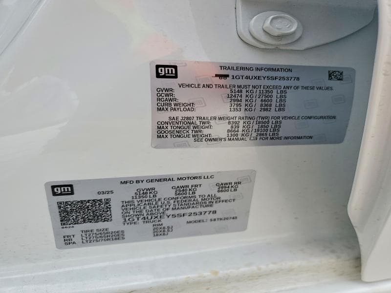 2025 GMC SIERRA K2500 DENALI ULTIMATE K2500 DENALI ULTIMATE 12