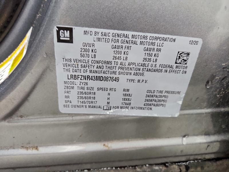 2021 BUICK ENVISION ESSENCE 25