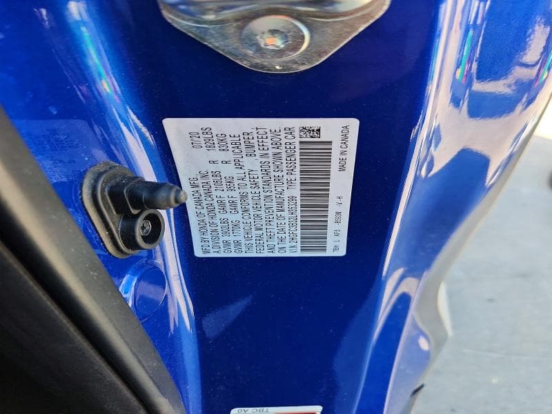 2020 HONDA CIVIC EX 12