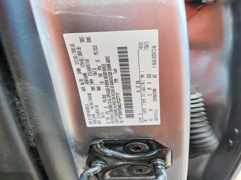 2020 FORD F150 SUPERCREW 12