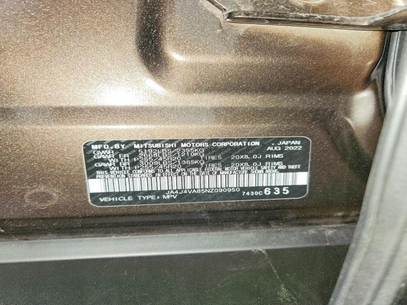 2022 MITSUBISHI OUTLANDER SEL 14