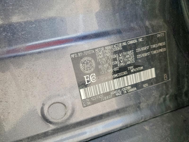 2021 TOYOTA RAV4 XLE XLE 14