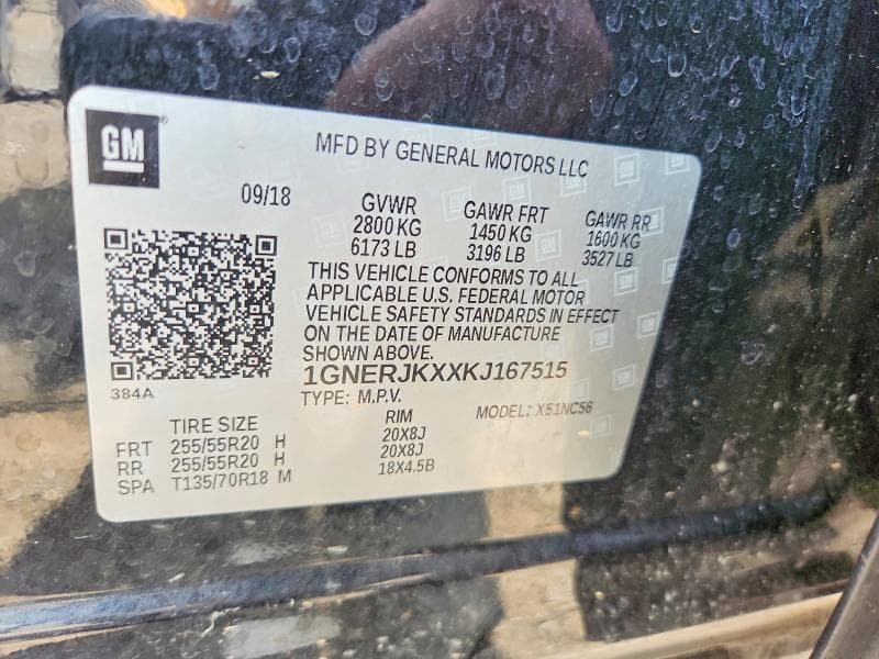 2019 CHEVROLET TRAVERSE RS 13