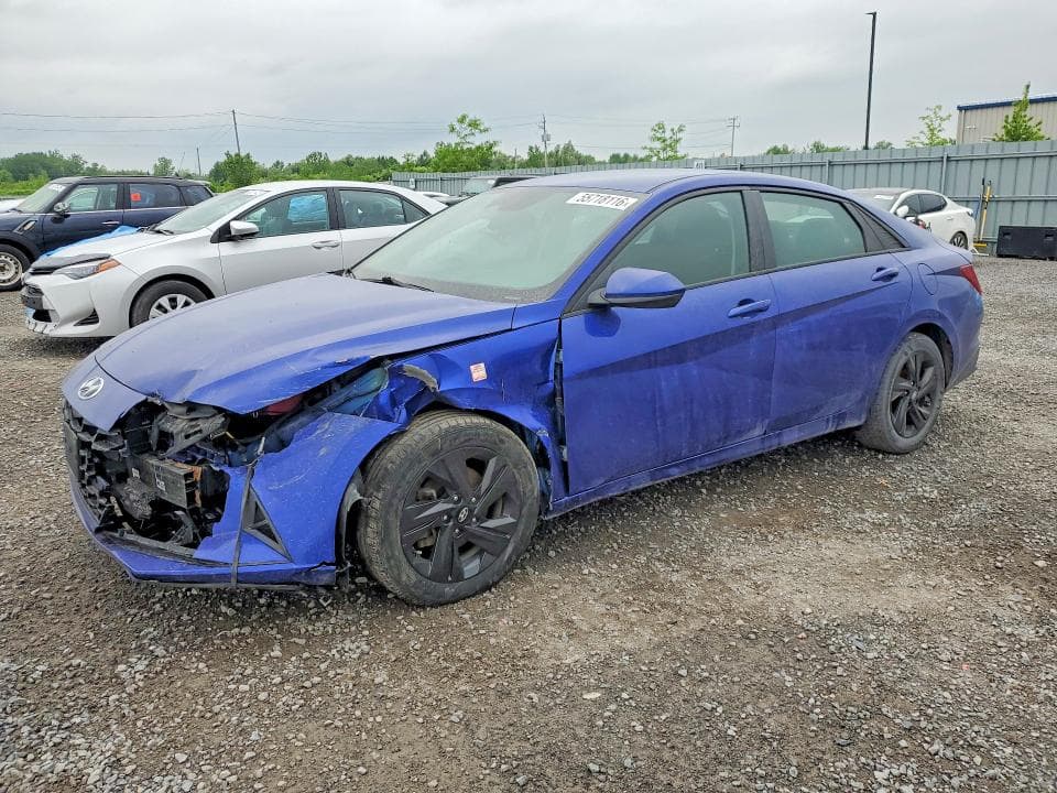 2022 HYUNDAI ELANTRA BLUE - 1