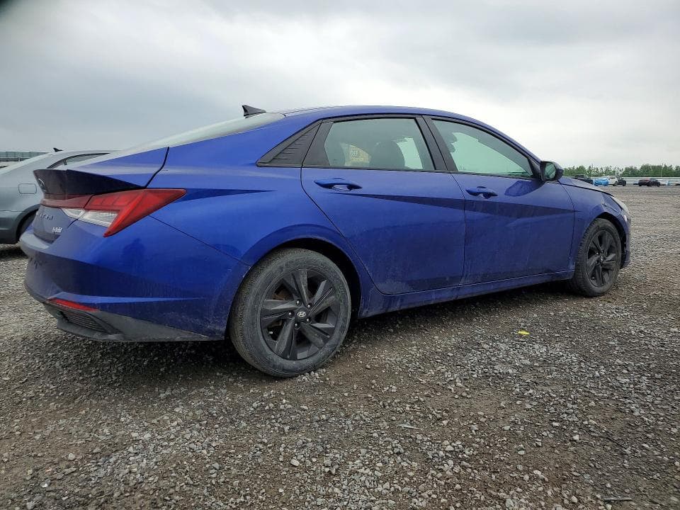 2022 HYUNDAI ELANTRA BLUE 3