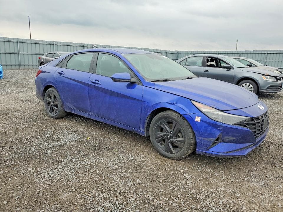 2022 HYUNDAI ELANTRA BLUE 4