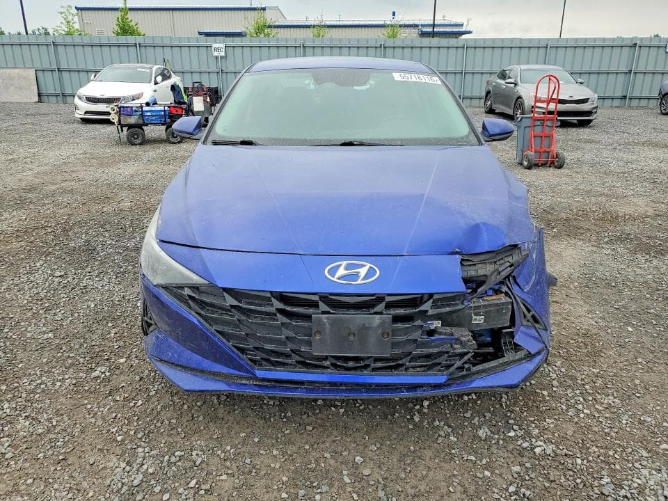 2022 HYUNDAI ELANTRA BLUE 5
