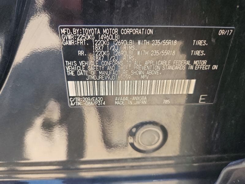 2018 TOYOTA RAV4 HV LIMITED LIMITED 13