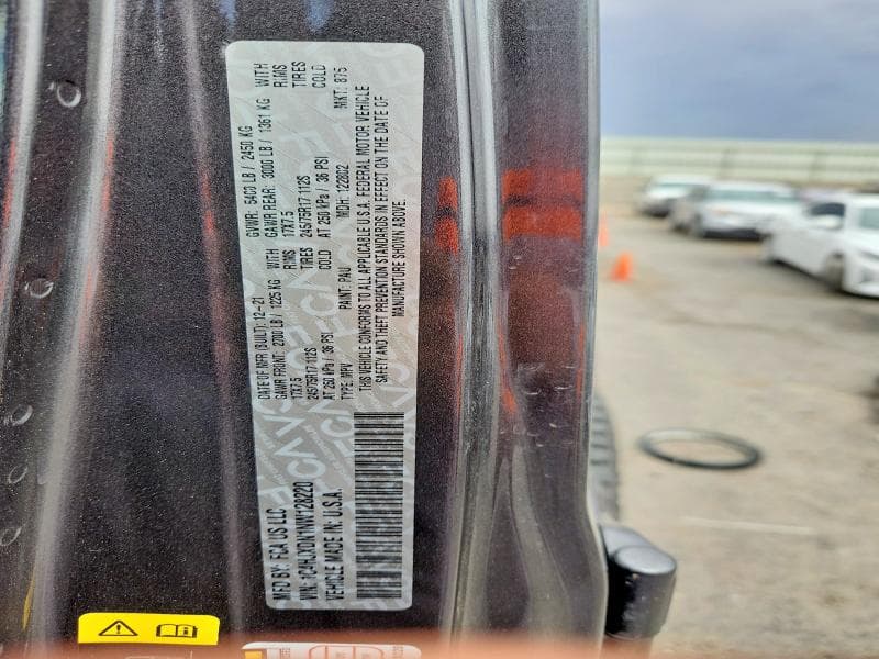 2022 JEEP WRANGLER UNLIMITED SPORT SPORT 12