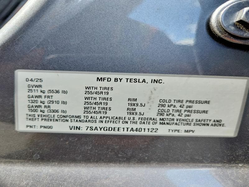 2026 TESLA MODEL Y 13