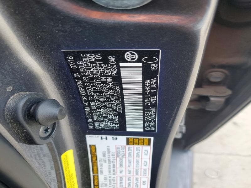 2016 TOYOTA PRIUS FOUR TOURING FOUR TOURING 13