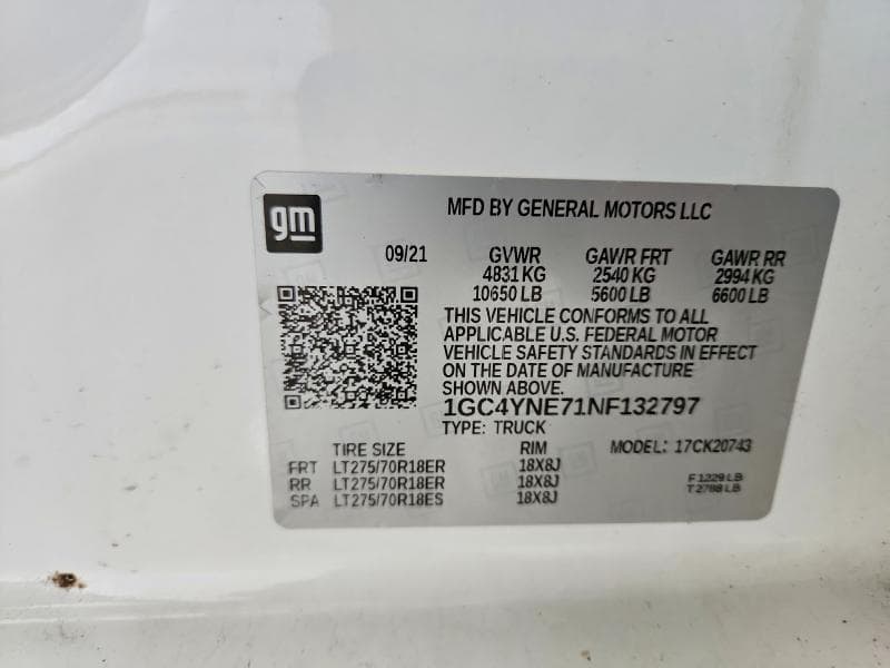 2022 CHEVROLET SILVERADO K2500 HEAVY DUTY LT 12