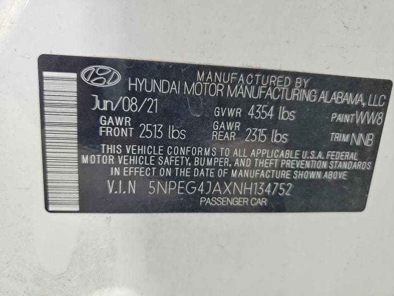 2022 HYUNDAI SONATA SE SE 13