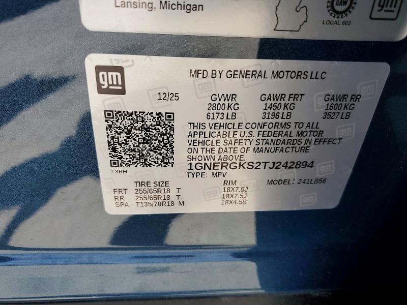 2026 CHEVROLET TRAVERSE LT 14