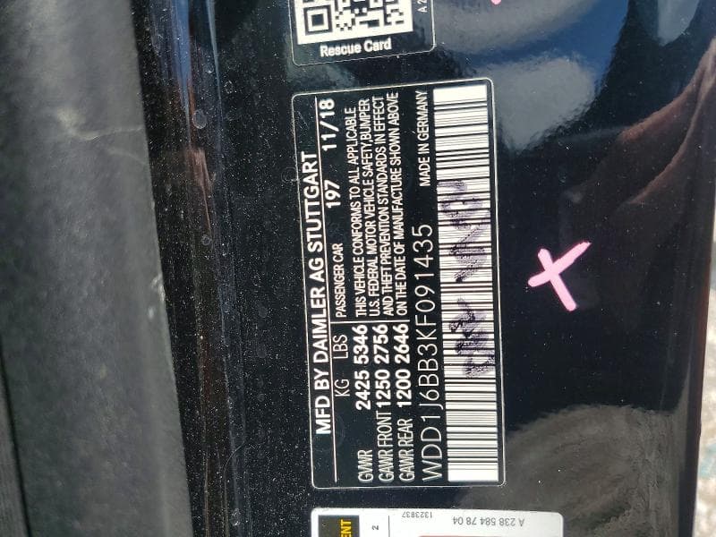 2019 MERCEDES-BENZ E AMG 53 AMG 53 12