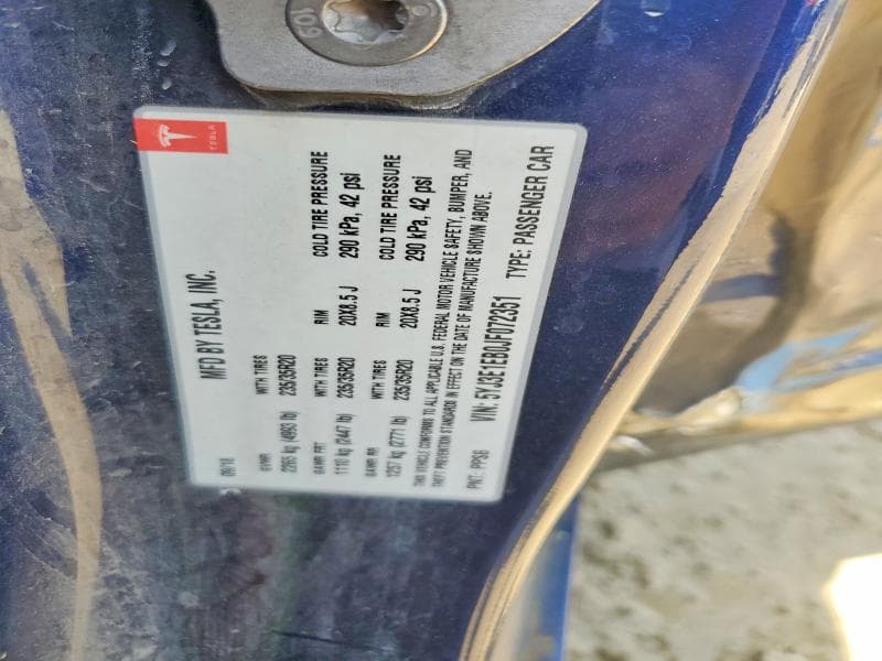 2018 TESLA MODEL 3 12