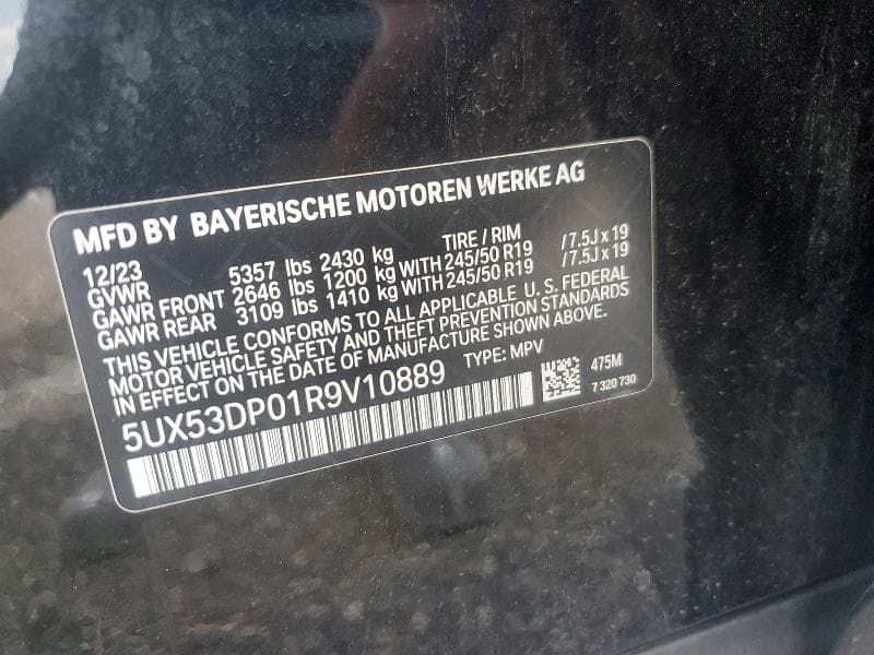 2024 BMW X3 XDRIVE30I 13