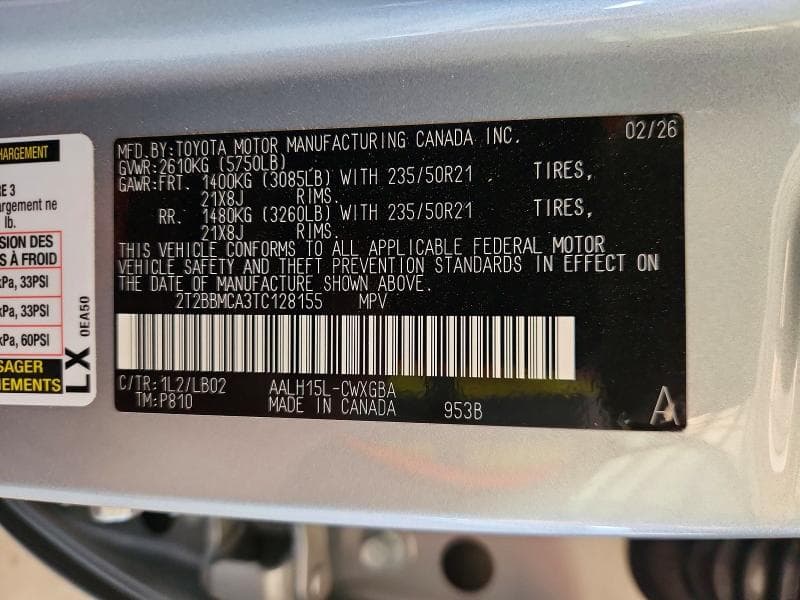 2026 LEXUS RX 350H PREMIUM+ PREMIUM+ 14