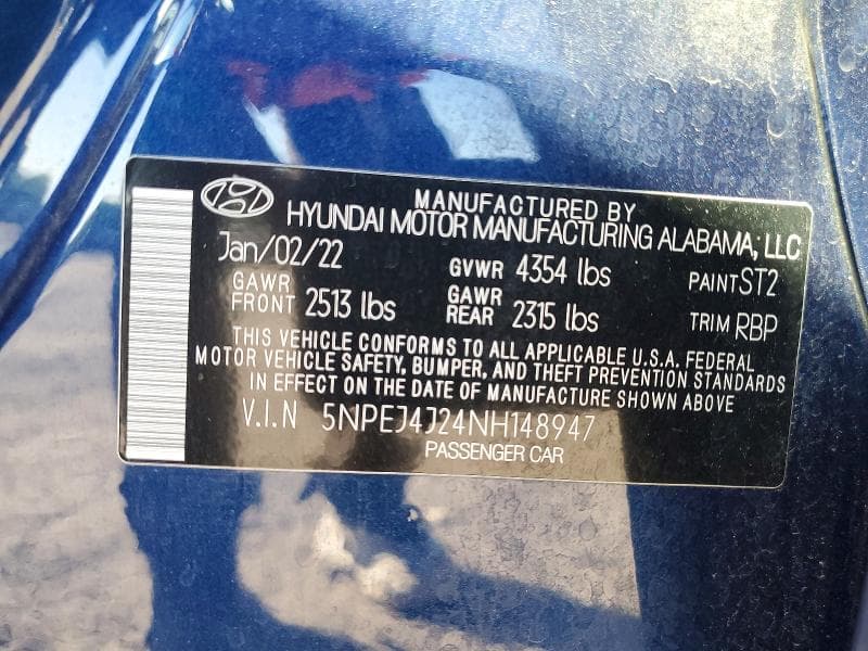2022 HYUNDAI SONATA SEL PLUS 12