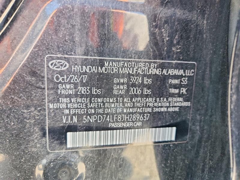 2018 HYUNDAI ELANTRA SE 13