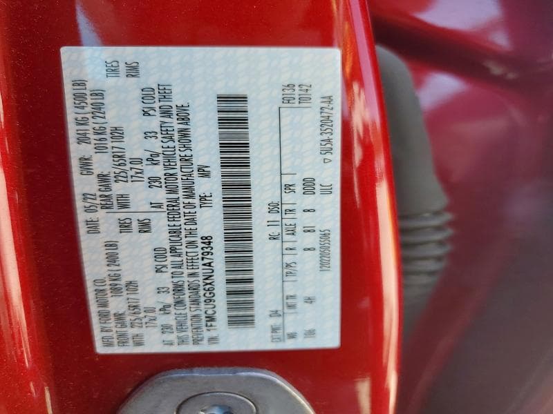 2022 FORD ESCAPE SE SE 13