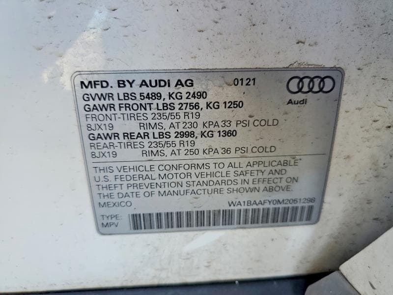 2021 AUDI Q5 PREMIUM PLUS 13