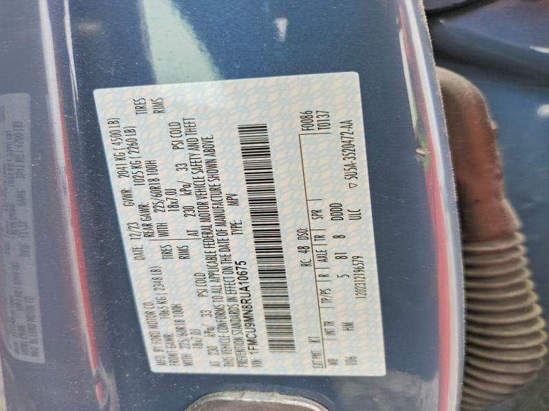 2024 FORD ESCAPE ST LINE 13