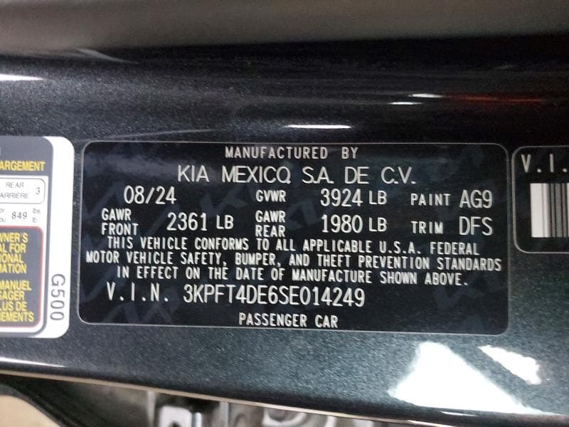 2025 KIA K4 LXS LXS 13